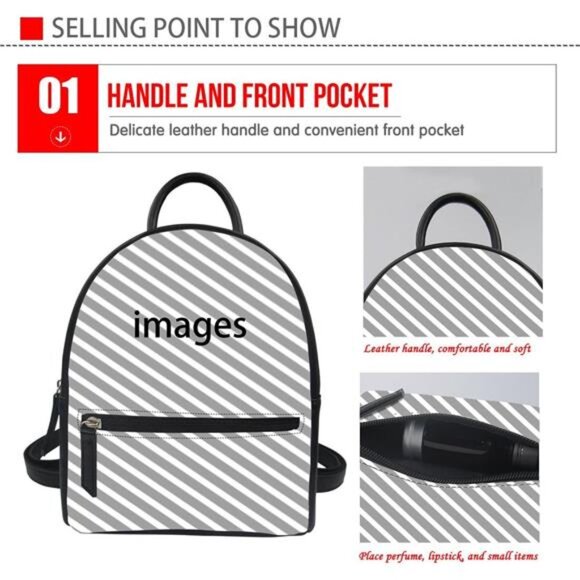 Ghost Purse for Teen Girls Backpack Mini Handbag for Women Gifts Shoulder Bags main image 6